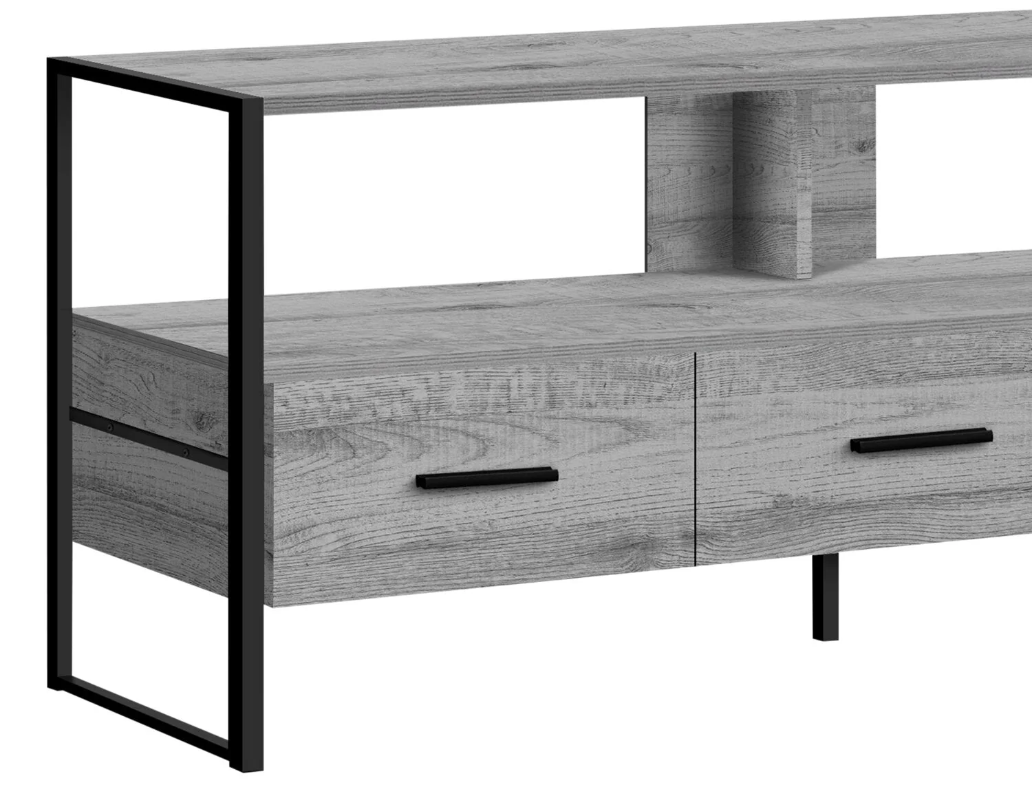 Perry 48" TV Stand - Grey - Image 2