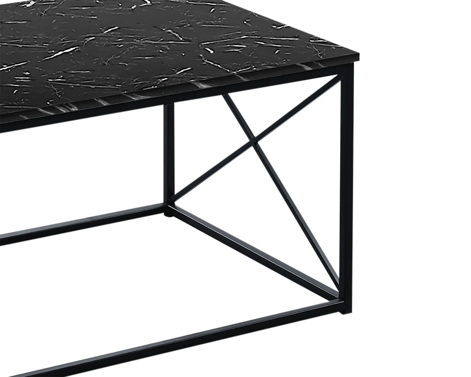 Piercey 3-Piece Coffee and Two End Tables Package - Black - Image 2