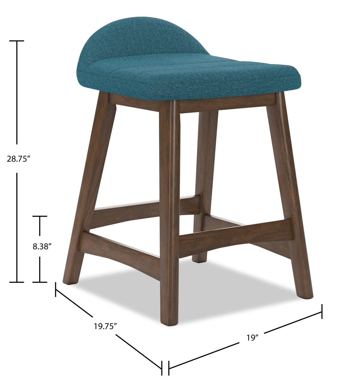 Pocono Counter-Height Stool - Blue - Image 11