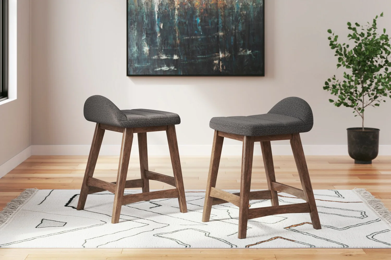 Pocono Counter-Height Stool - Charcoal - Image 8