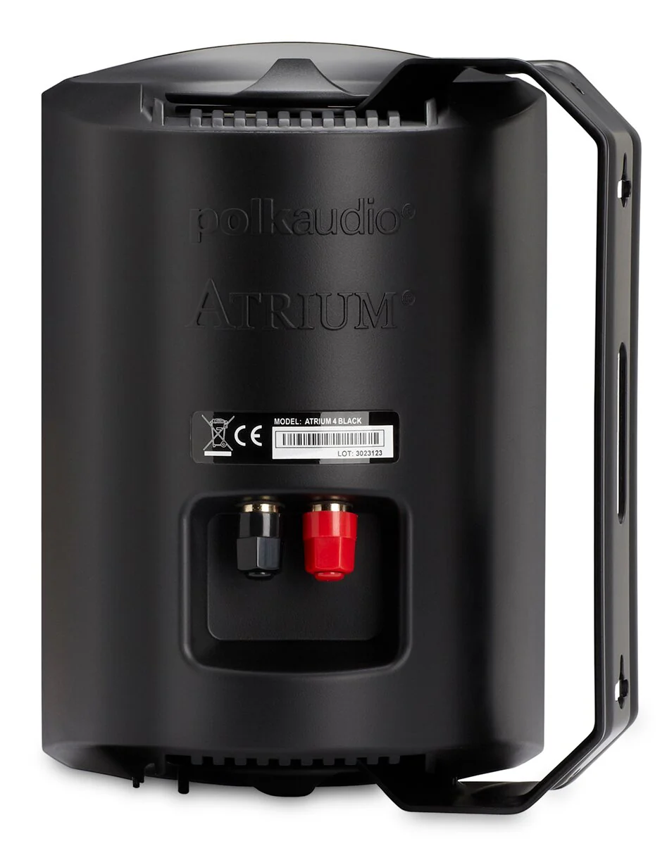 Polk Audio Atrium 4 Black Outdoor Loudspeakers with 4.5" Drivers - AM4085 - Image 5