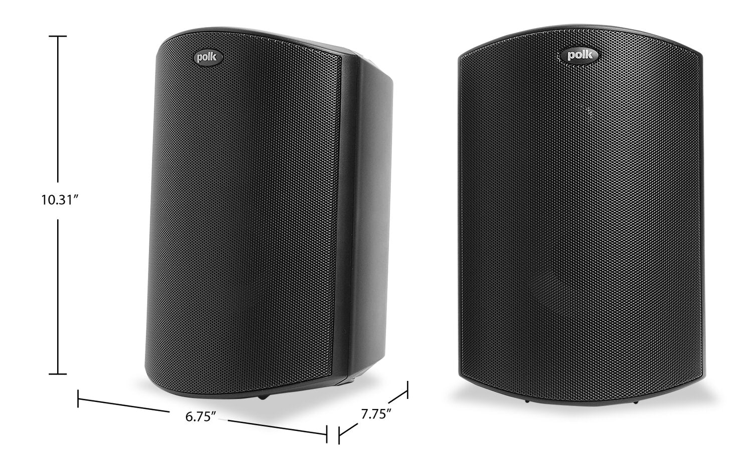 Polk Audio Atrium 5 Black Outdoor Loudspeakers with 5" Drivers - AM5085 - Image 5
