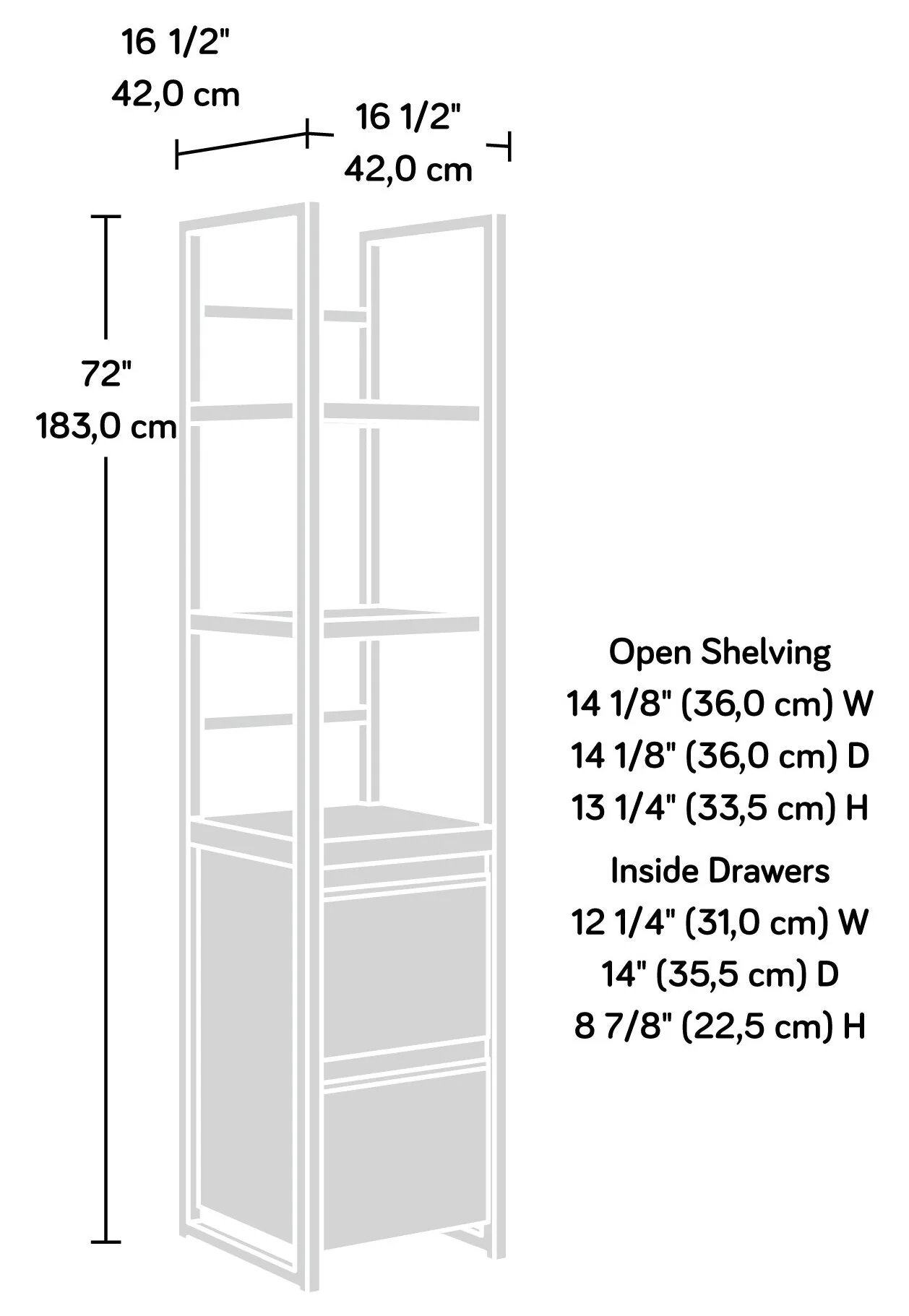 Port Hill Commercial Grade Bookcase - Image 8