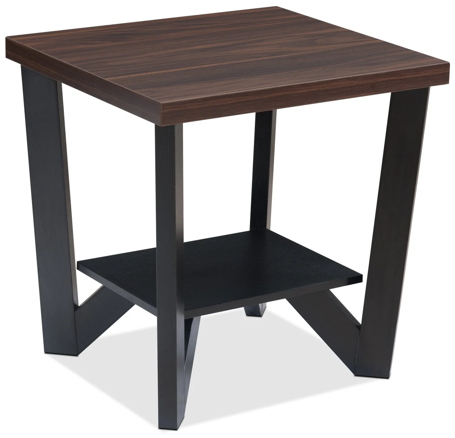 Portroe 3-Piece Coffee and Two End Tables Package - Black - Image 3