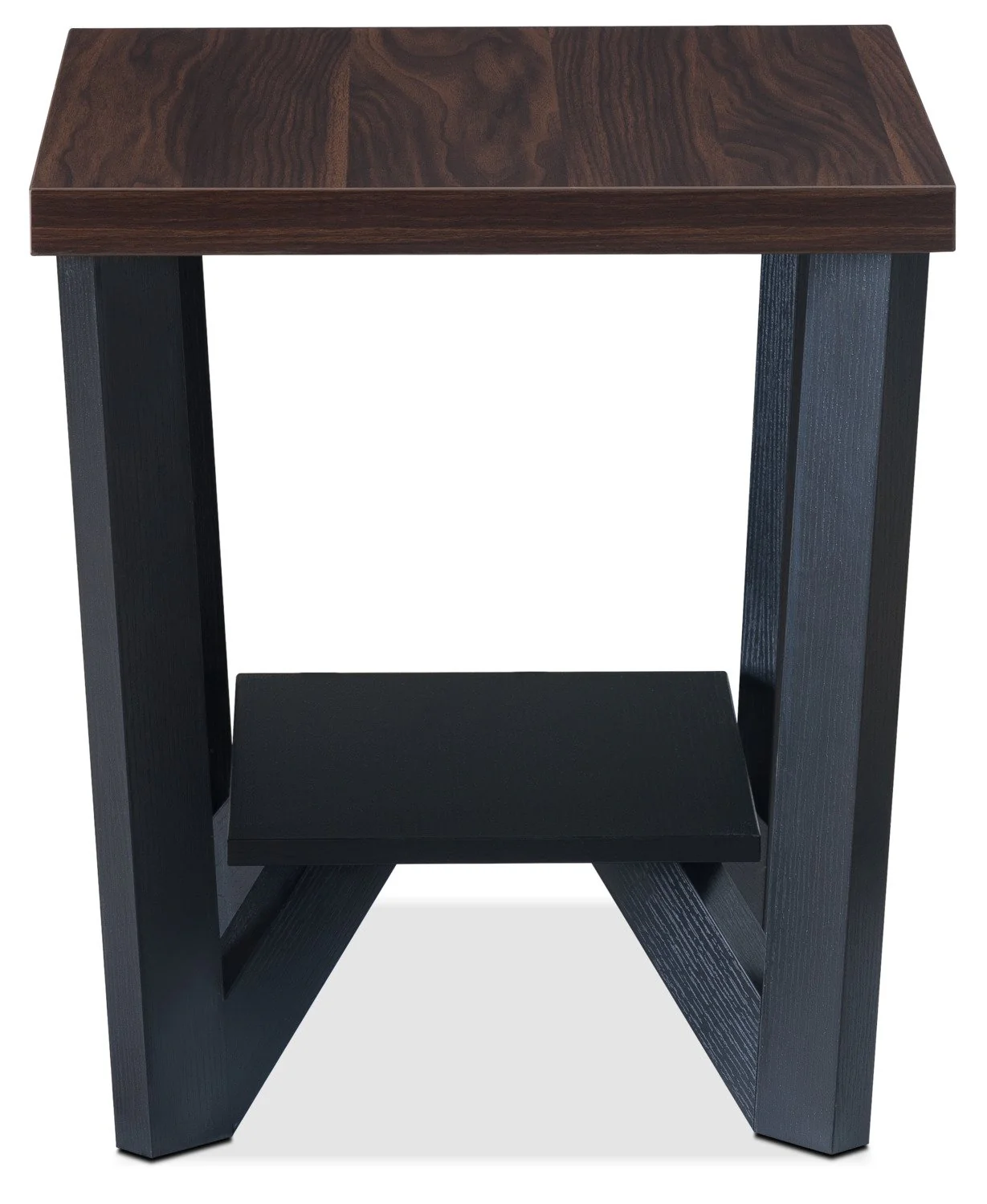 Portroe 3-Piece Coffee and Two End Tables Package - Black - Image 5