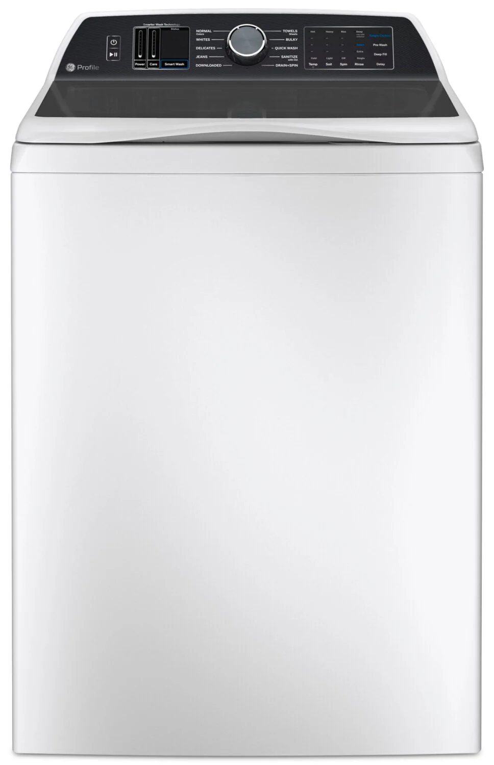 Profile 6.2 Cu. Ft. Top-Load Washer with Smarter Wash Technology - PTW705BSTWS