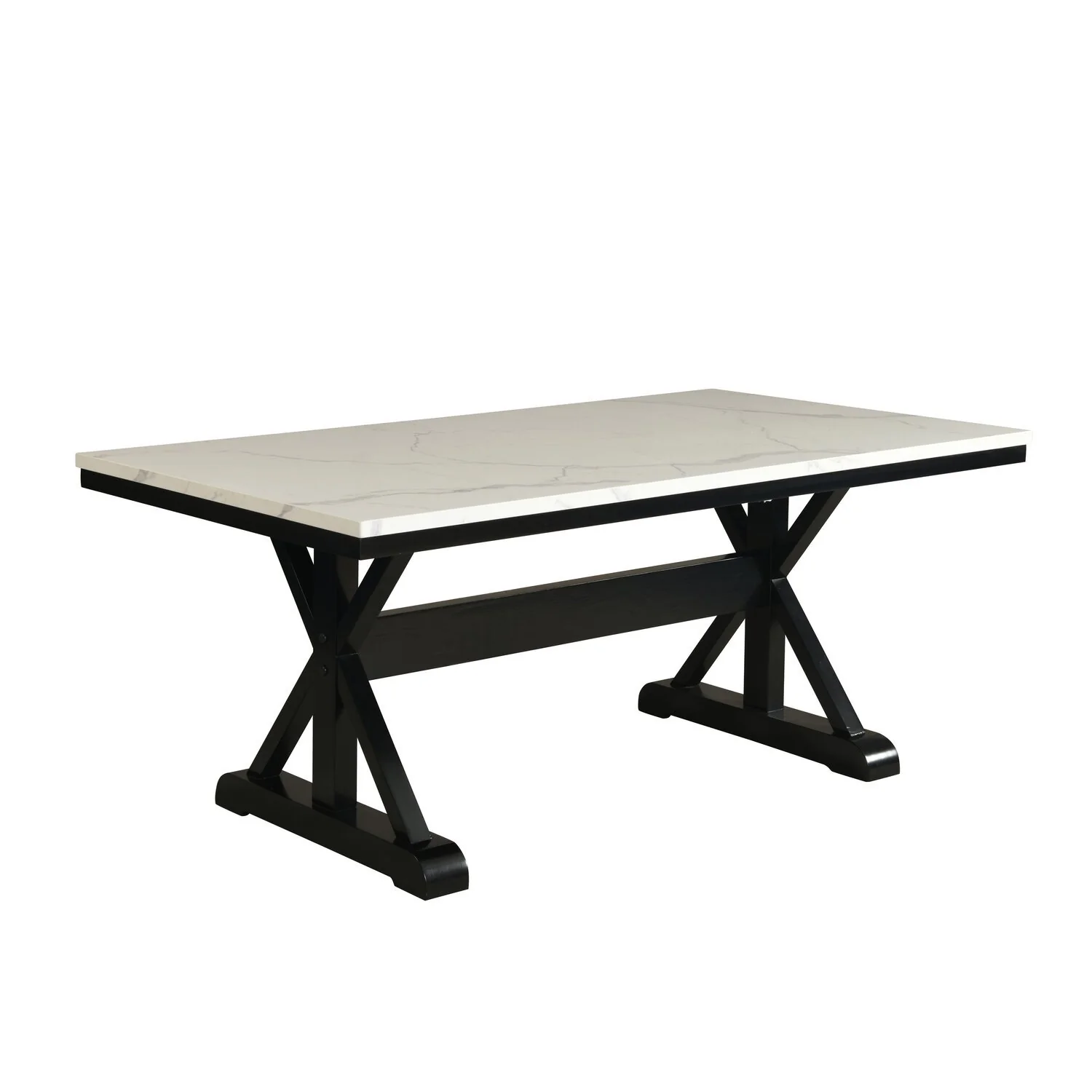Quinlan Rectangular Dining Table with Trestle Base - Image 2