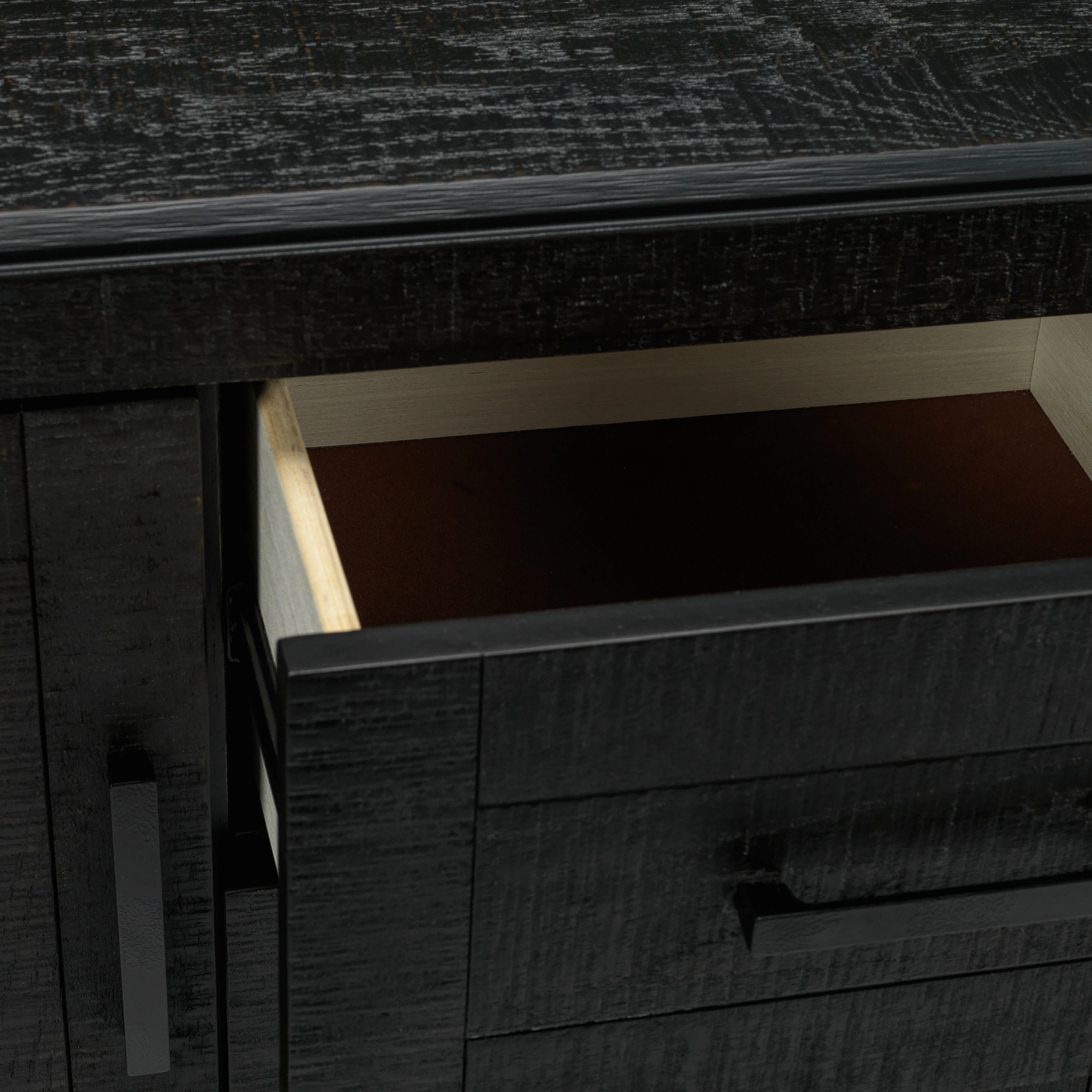 Raheny Dining Server - Black/Grey - Image 5