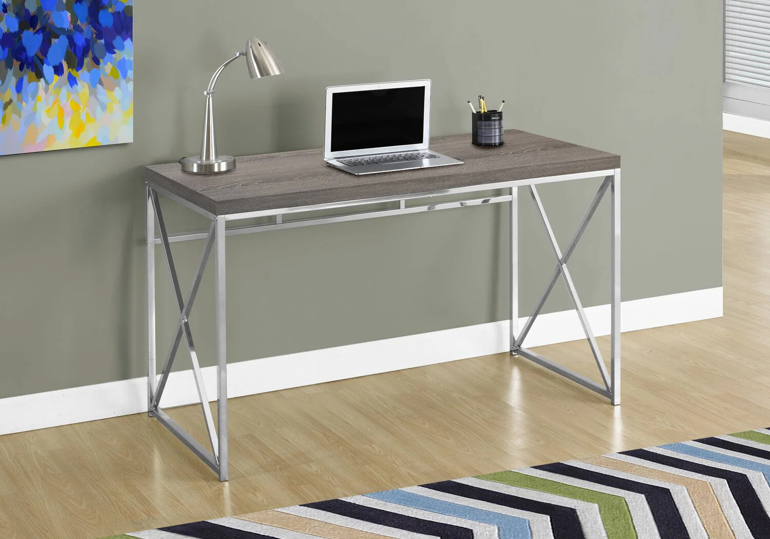 Reardan Desk - Dark Taupe - Image 3