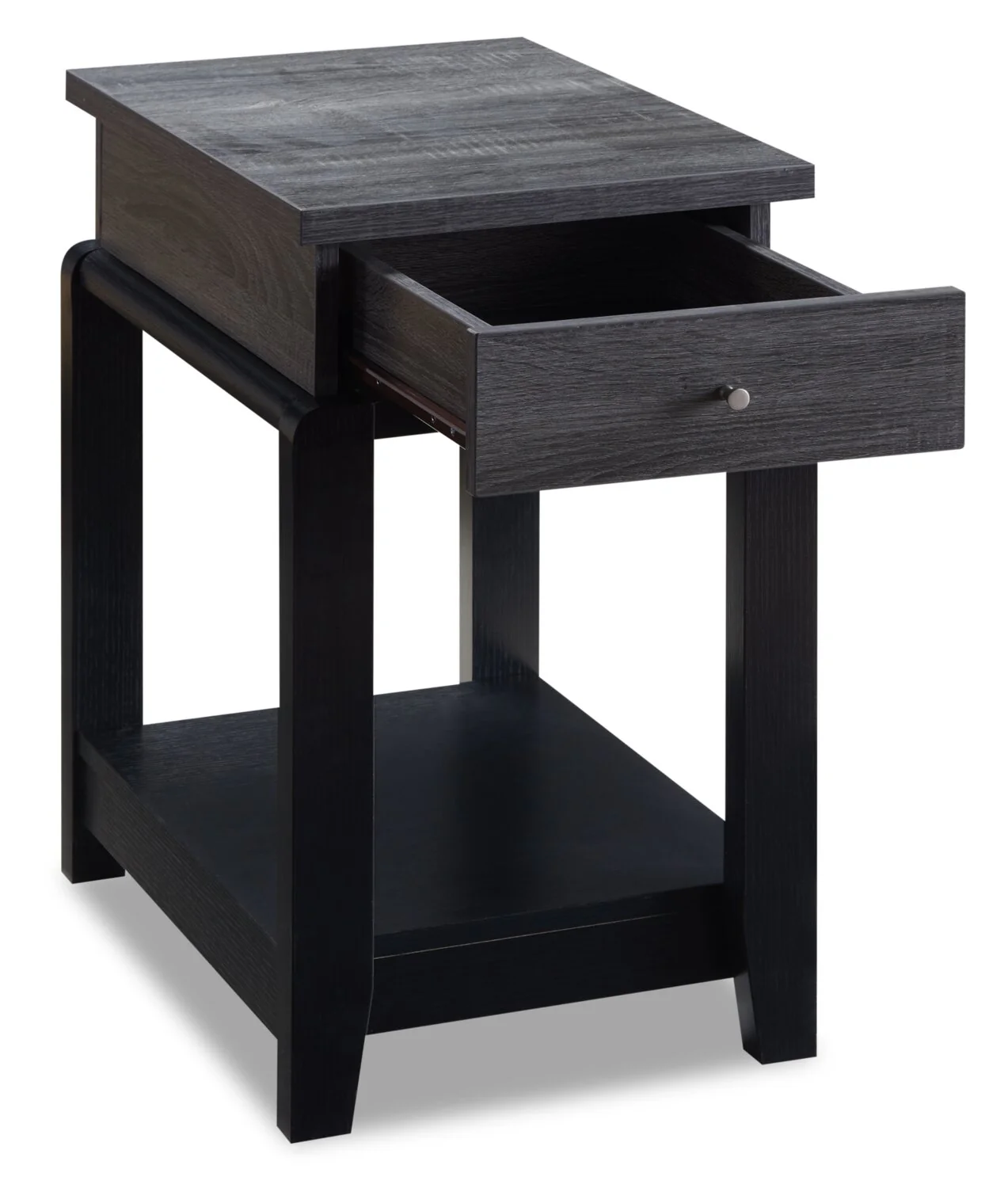 Revel Chairside Table - Grey - Image 2