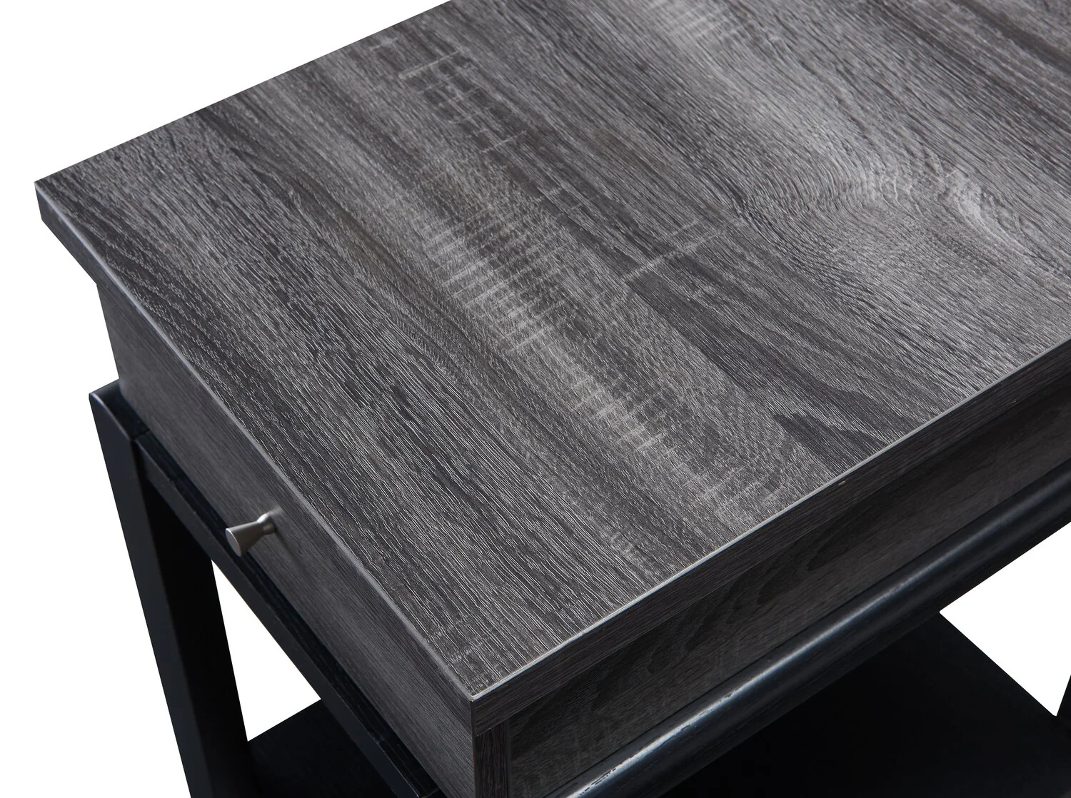 Revel Chairside Table - Grey - Image 5