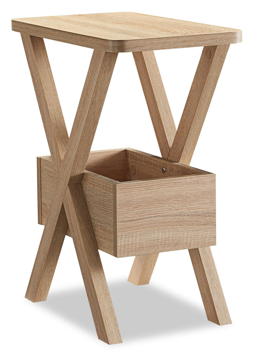 Revel Chairside Table - White - Image 2