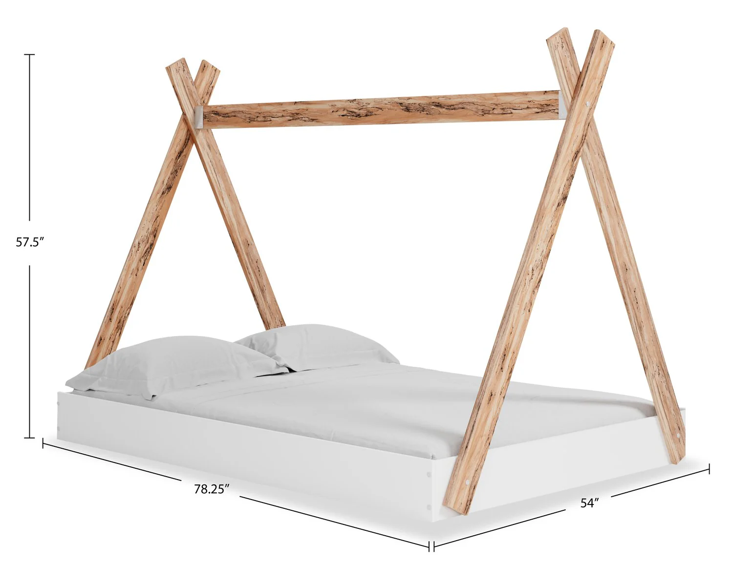 Ridge Full Tent Bed - White - Image 7