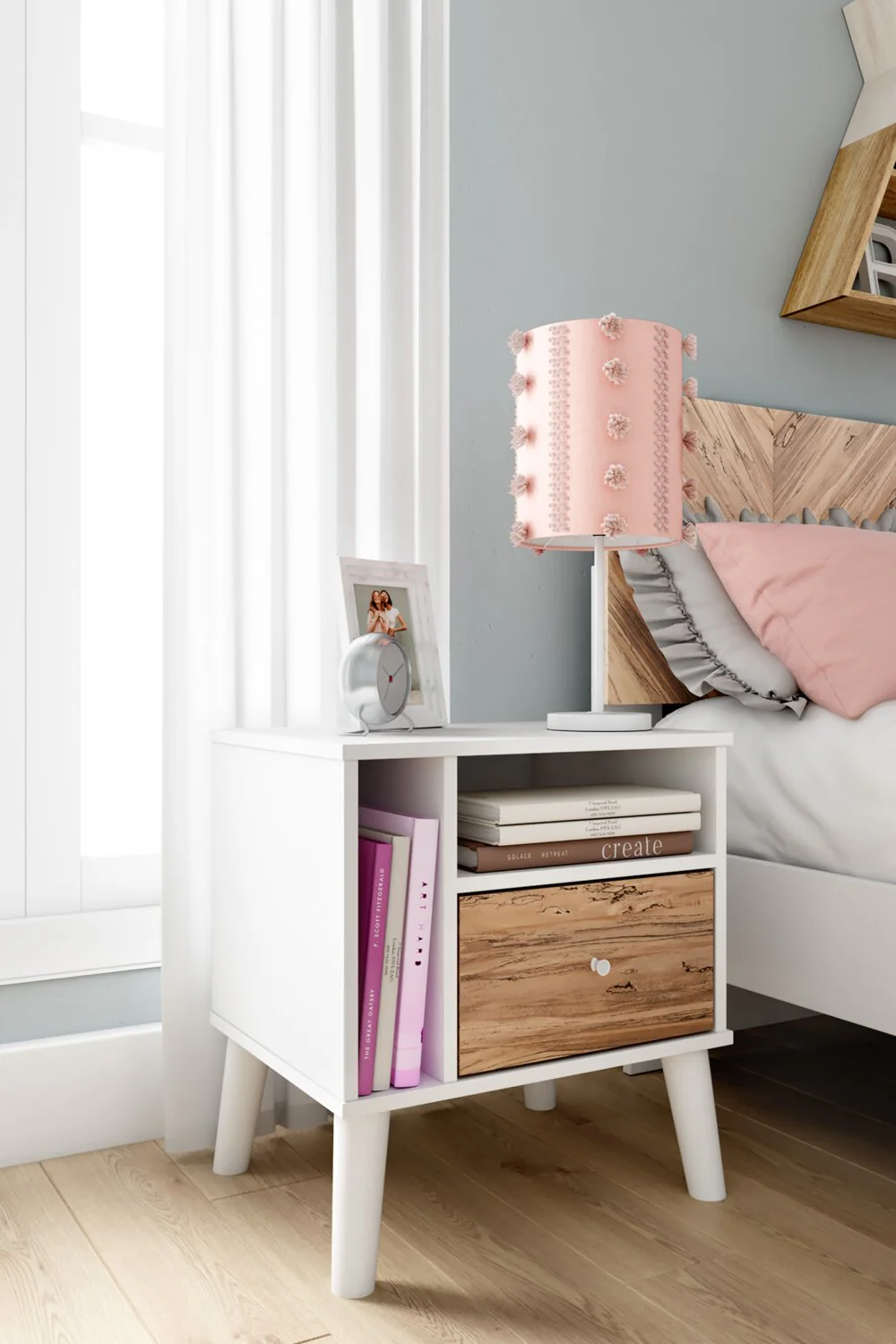 Ridge Nightstand - White - Image 6