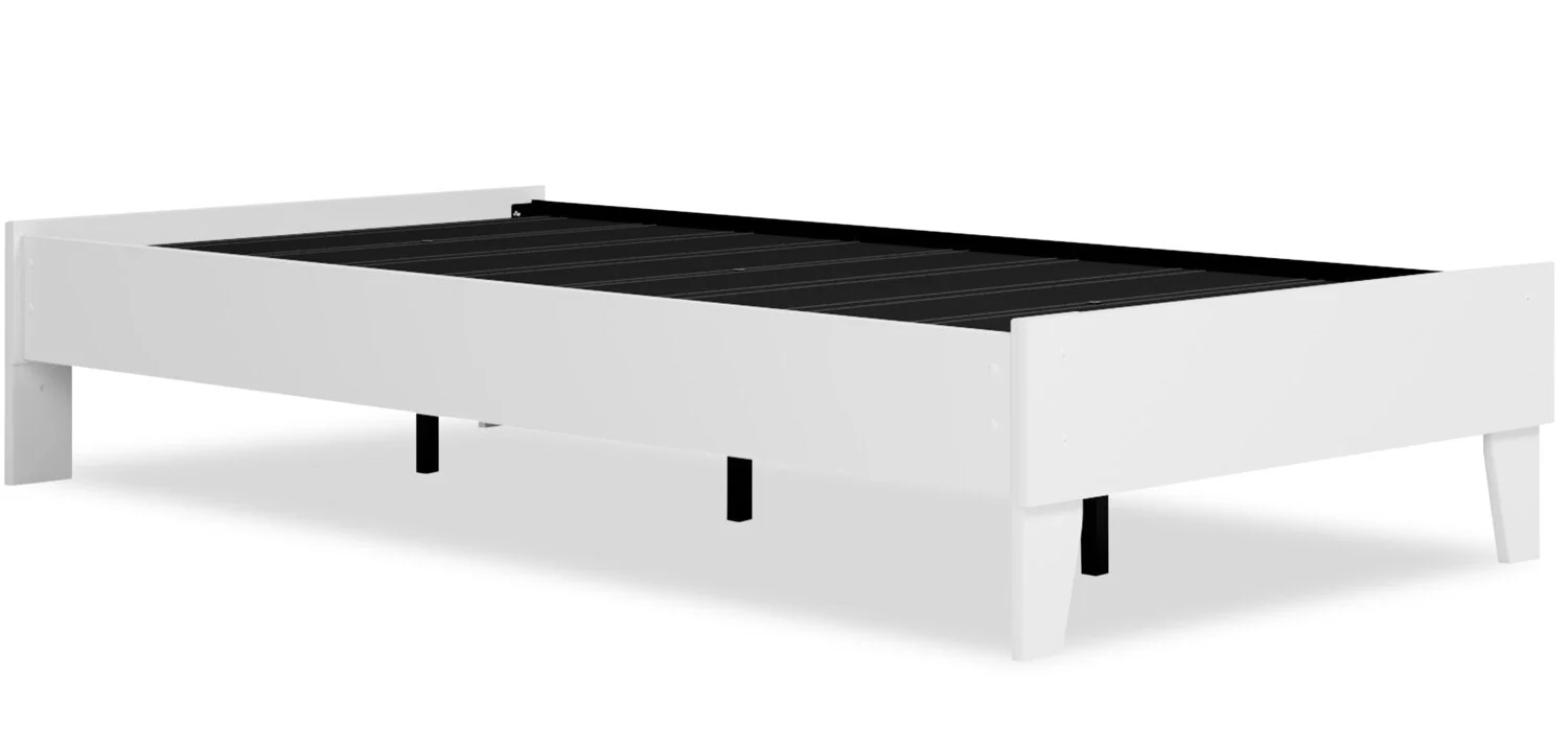 Ridge Twin Platform Bed - White - Image 5