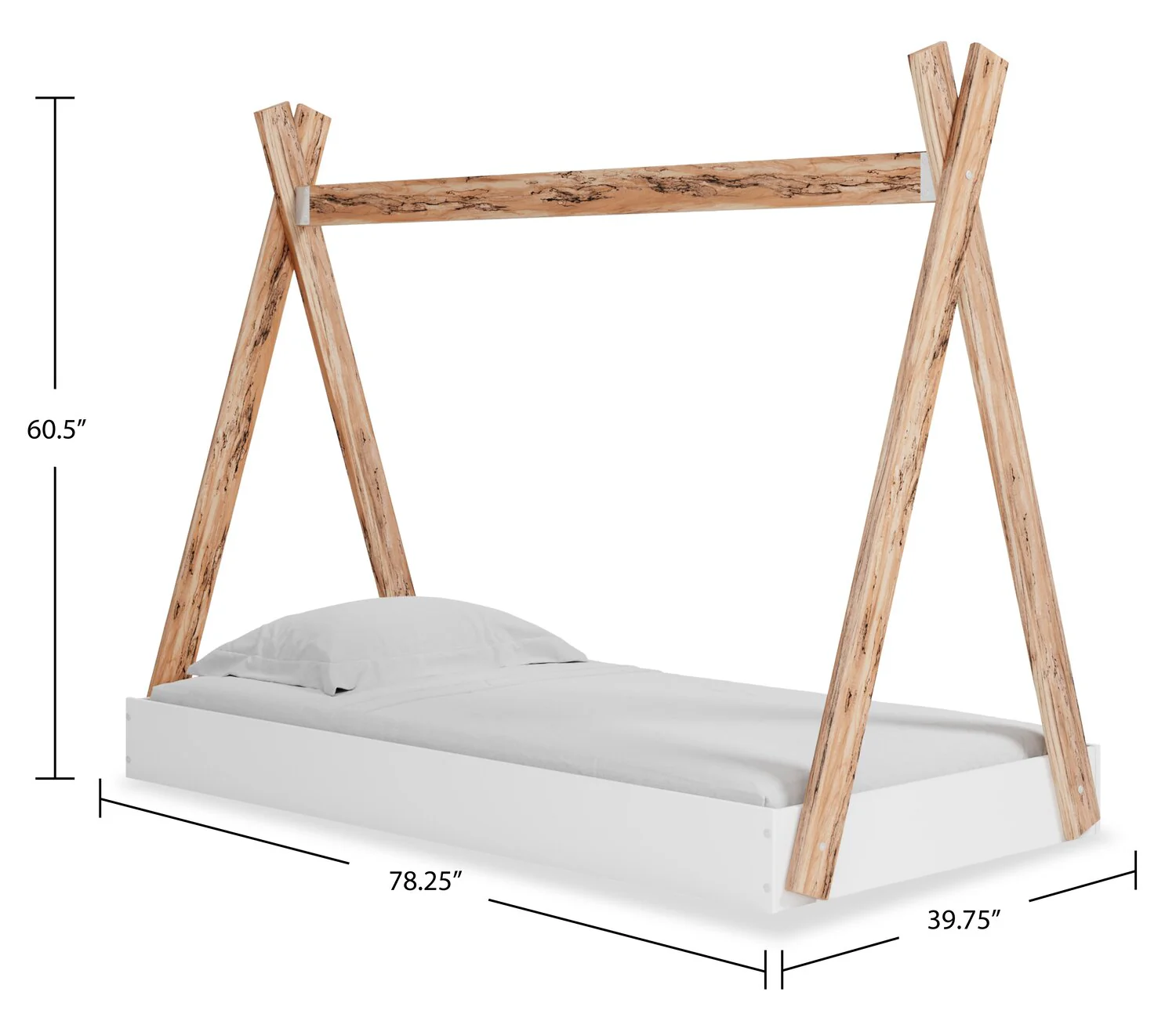 Ridge Twin Tent Bed - White - Image 8