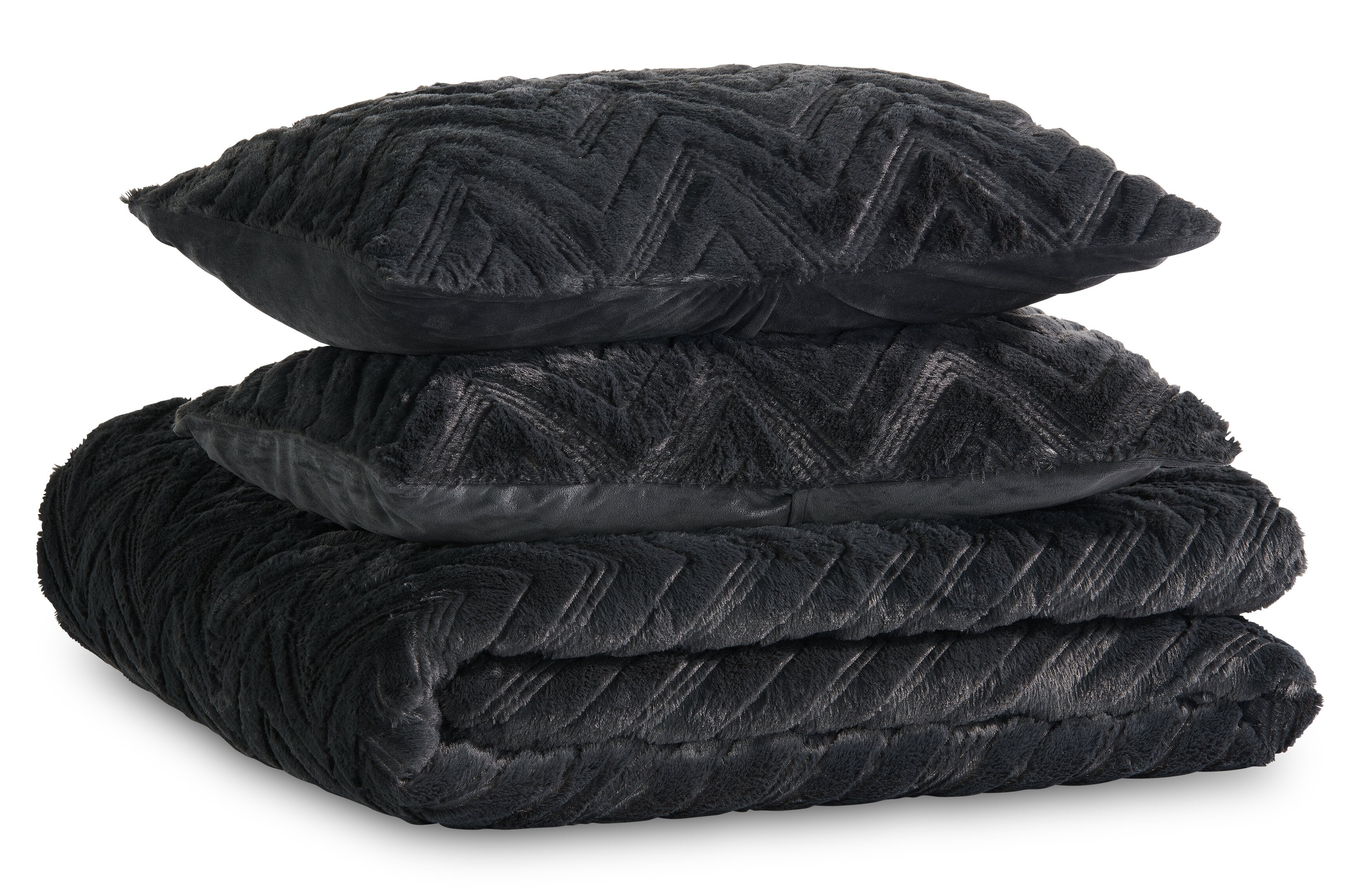 Roman 3-Piece King Comforter Set - Charcoal - Image 12