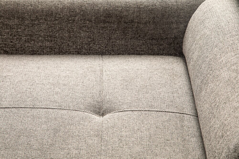 Romilly 2-Piece Linen-Look Fabric Left-Hand Sleeper Sectional - Grey - Image 5