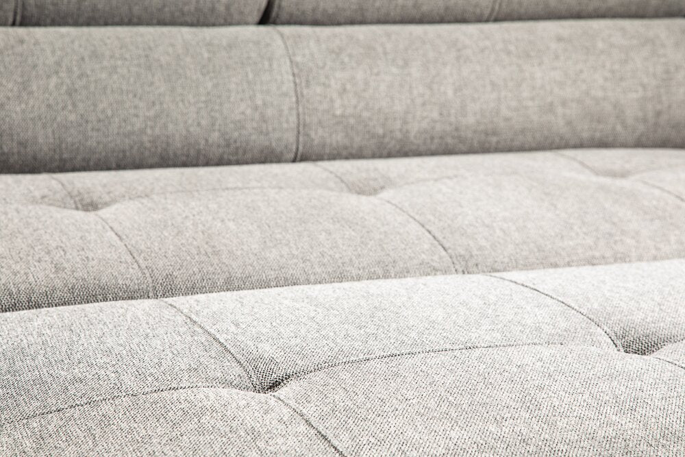 Romilly 5-Piece Linen-Look Fabric Right-Facing Sleeper Sectional - Grey - Image 15
