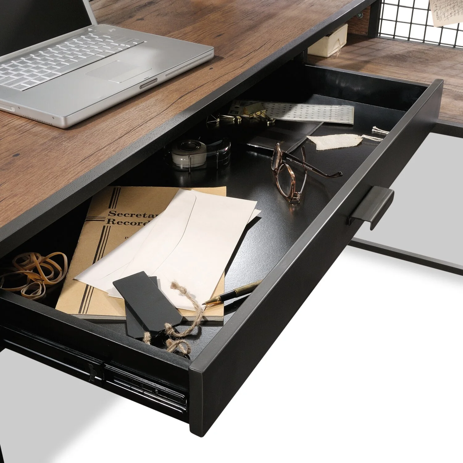 Ronan L-Shaped Desk - Vintage Oak - Image 5