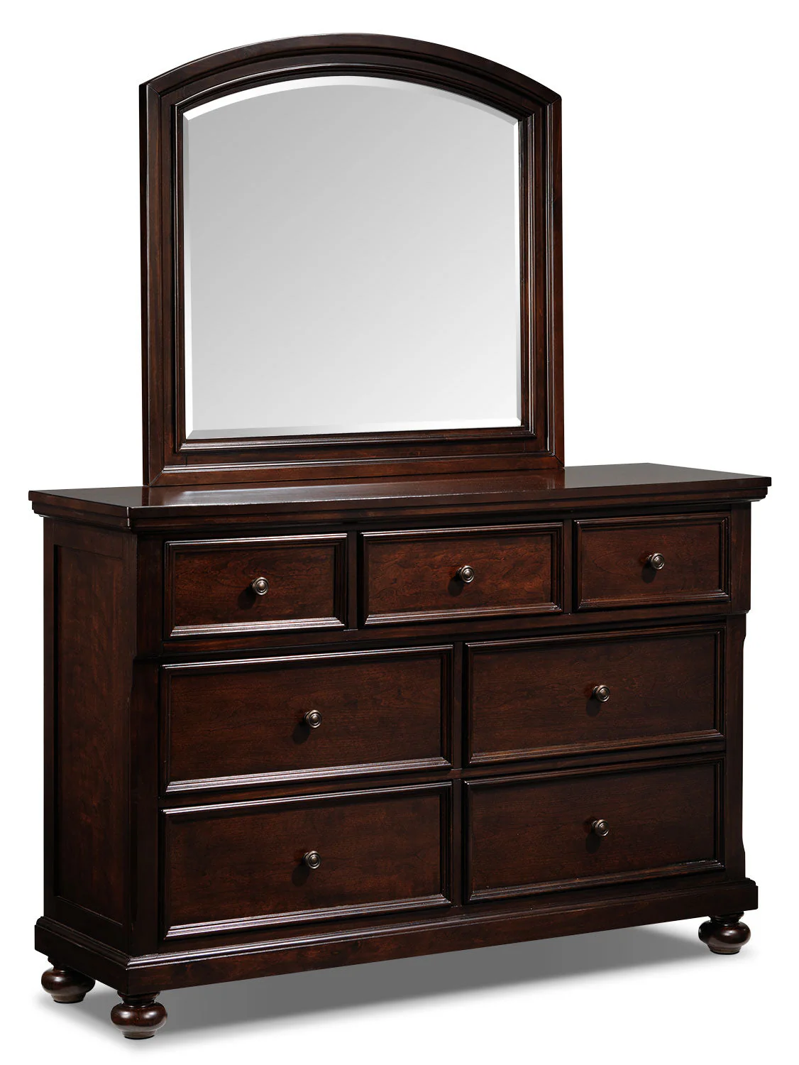 Roseville Mirror - Cherry - Image 3