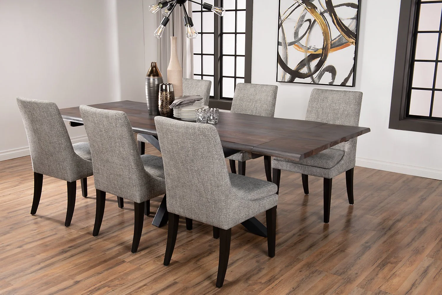 Roxton Dining Chair - Grey - Image 6