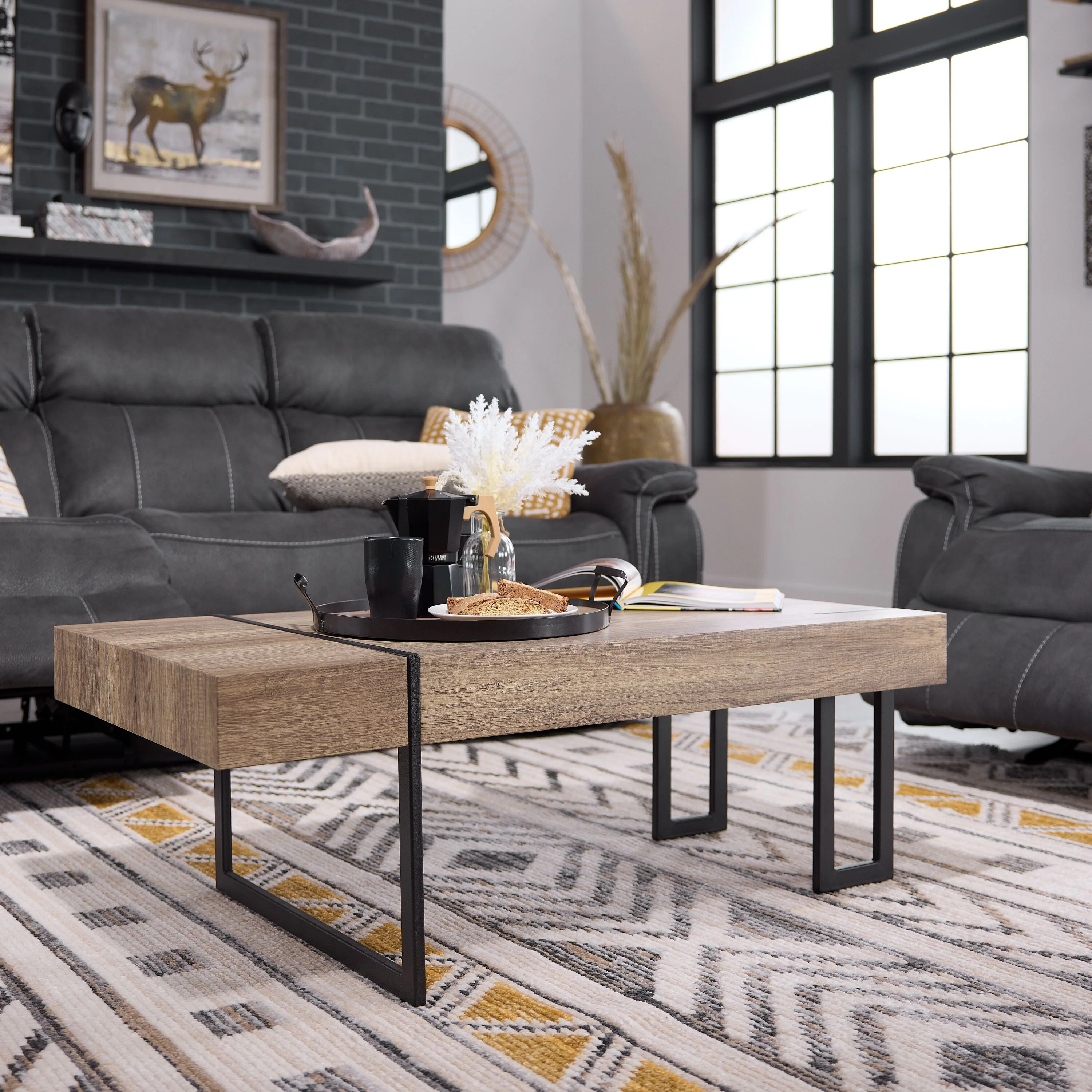 Ruan Coffee Table - Beige - Image 3