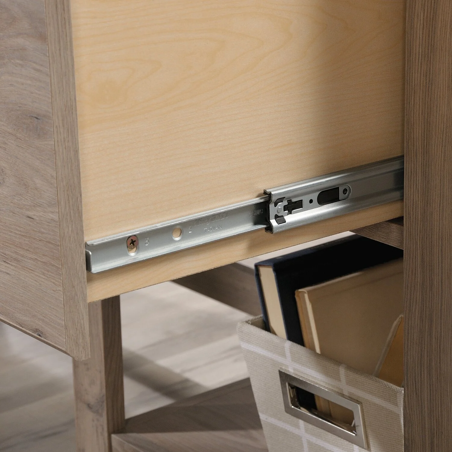 Ruch L-Shaped Desk - Laurel Oak - Image 6