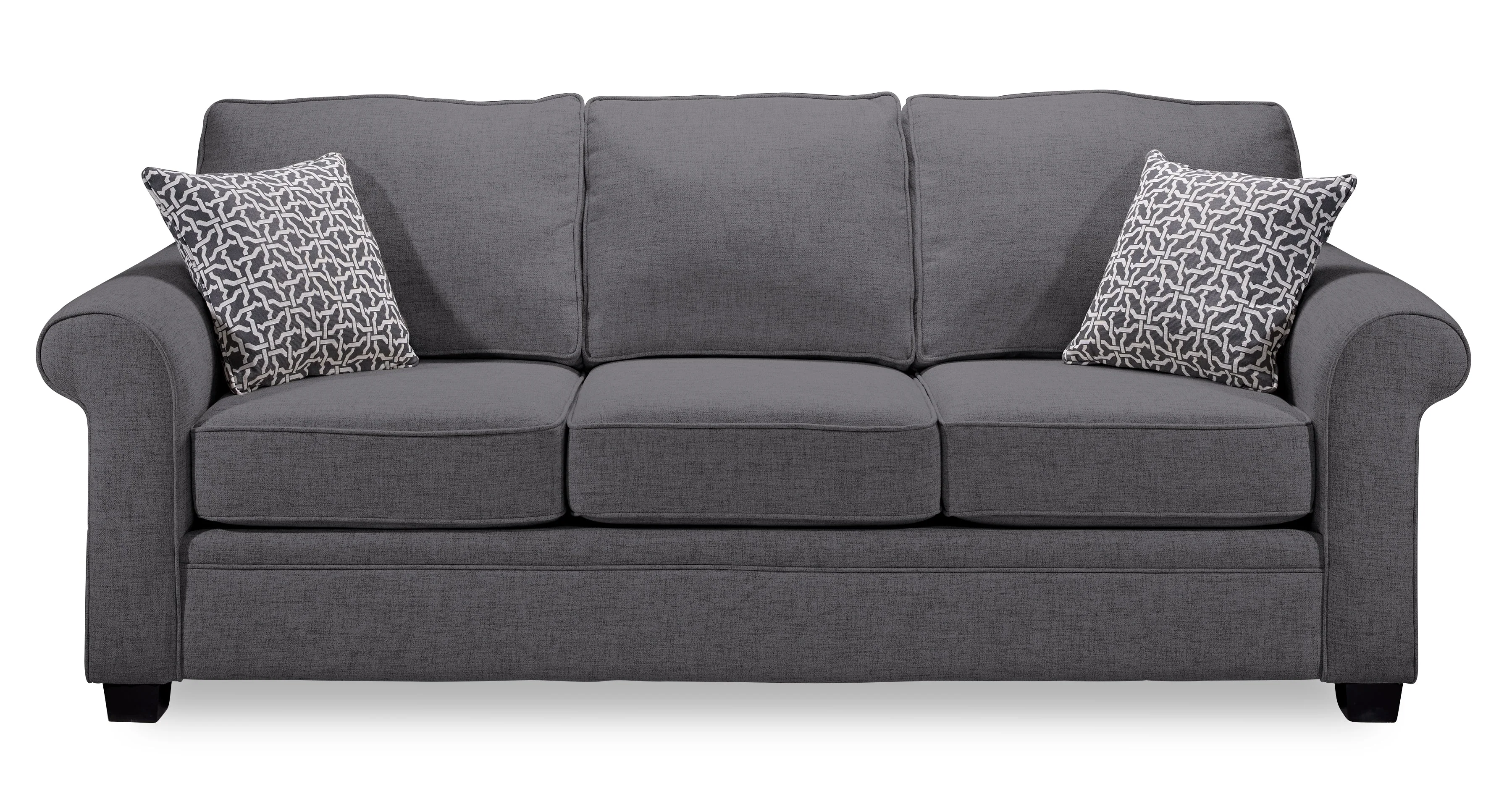 Rykneld Sofa and Loveseat Set - Charcoal - Image 2