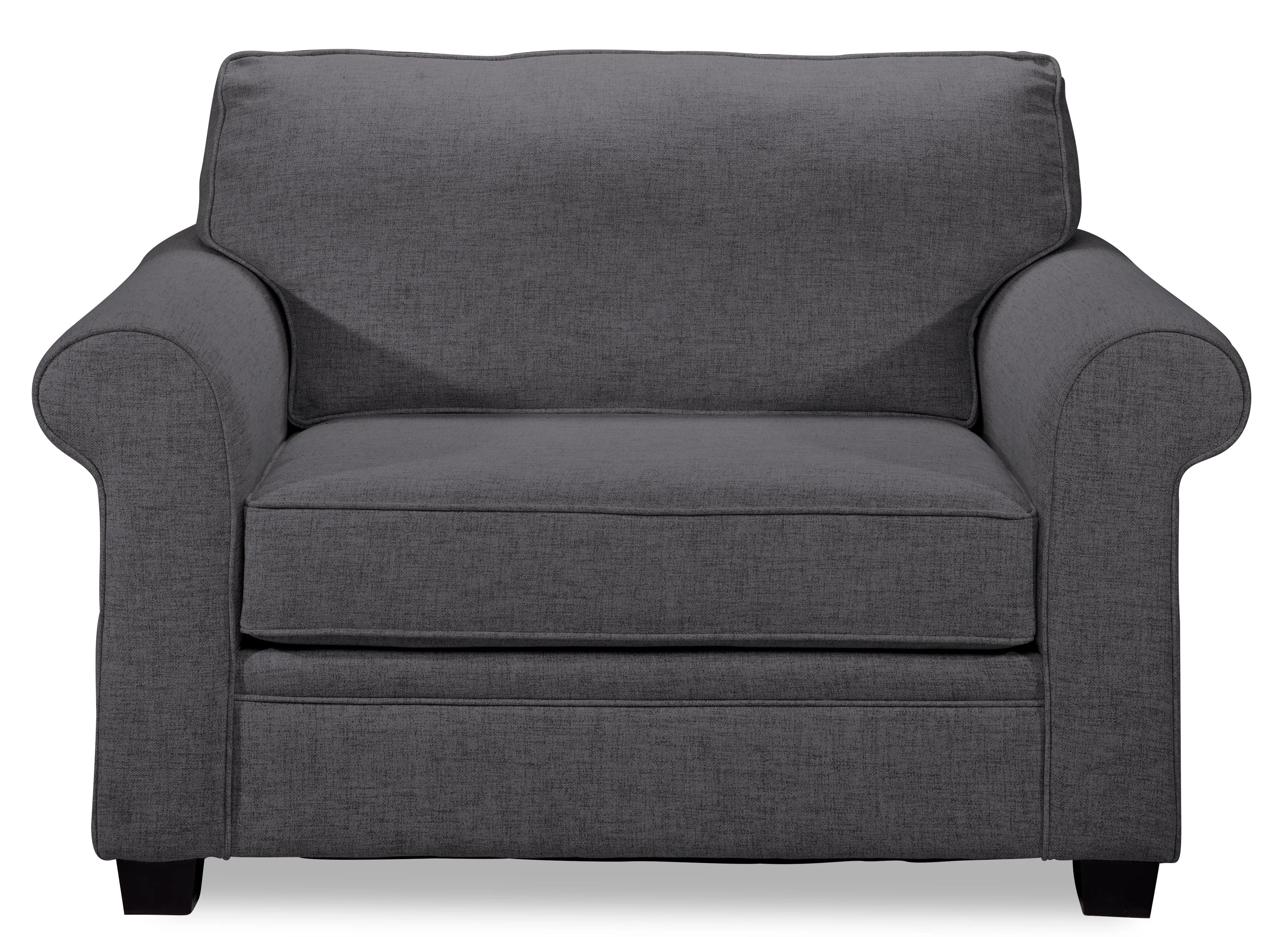 Rykneld Sofa, Loveseat and Chair Set - Charcoal - Image 4