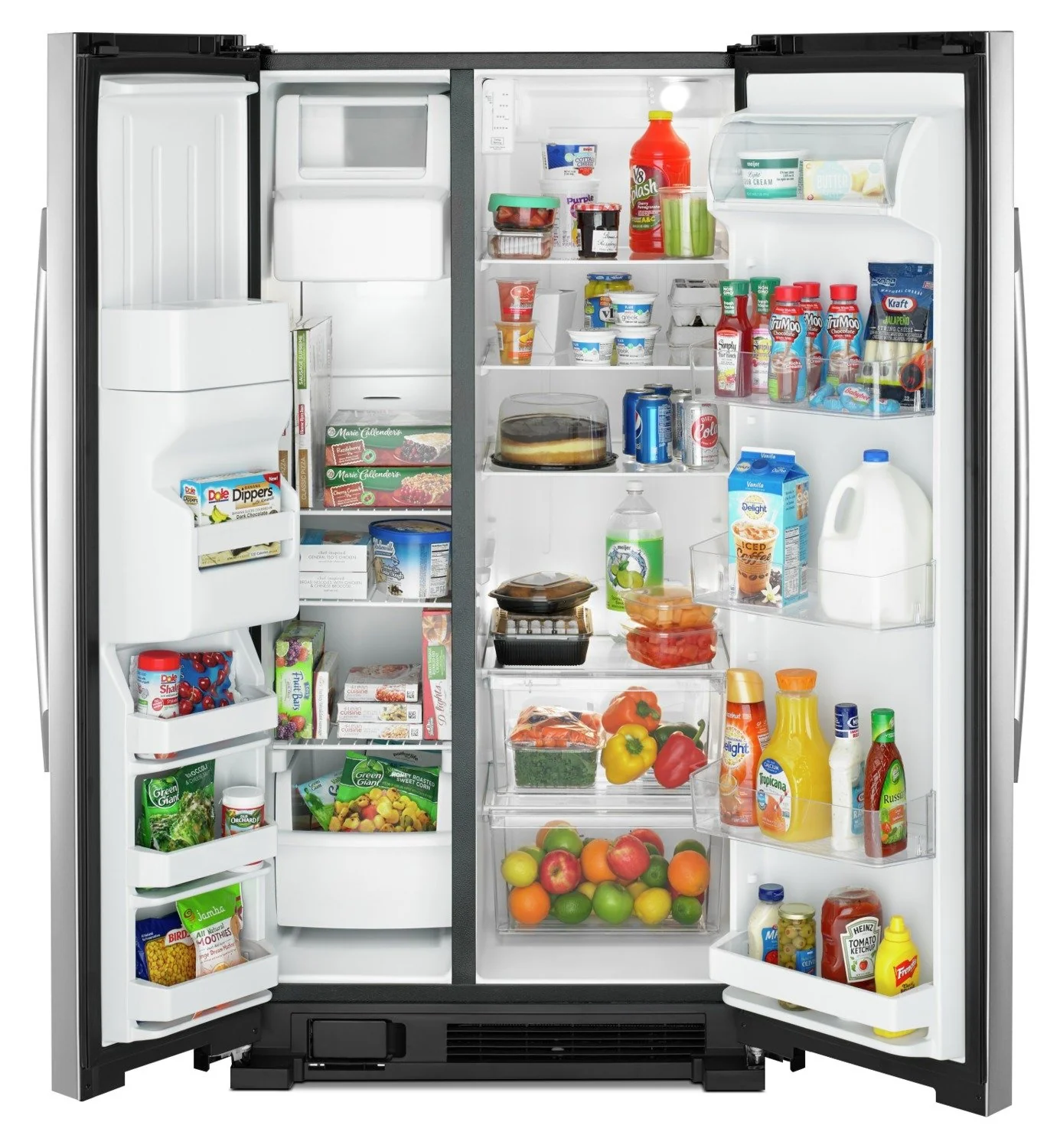 Amana 21 Cu. Ft. Side-By-Side Refrigerator with Dual Pad External Ice and Water Dispenser - ASI2175GRS - Image 4