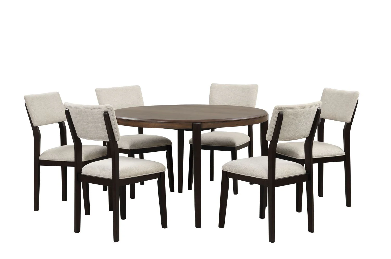 Sacliff Round Dining Table - Black/Brown - Image 2