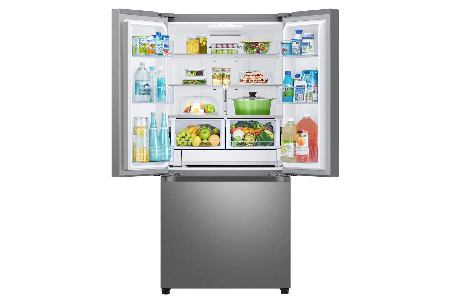 Samsung 24.5 Cu. Ft. French-Door Refrigerator with Dual Ice Maker - RF25C5151SR/AA - Image 4