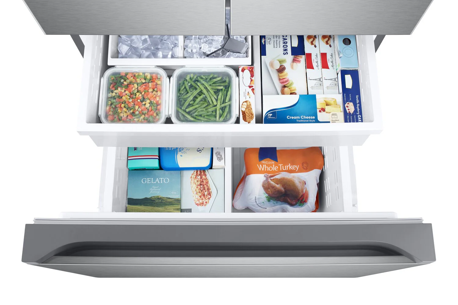 Samsung 24.5 Cu. Ft. French-Door Refrigerator with Dual Ice Maker - RF25C5151SR/AA - Image 6