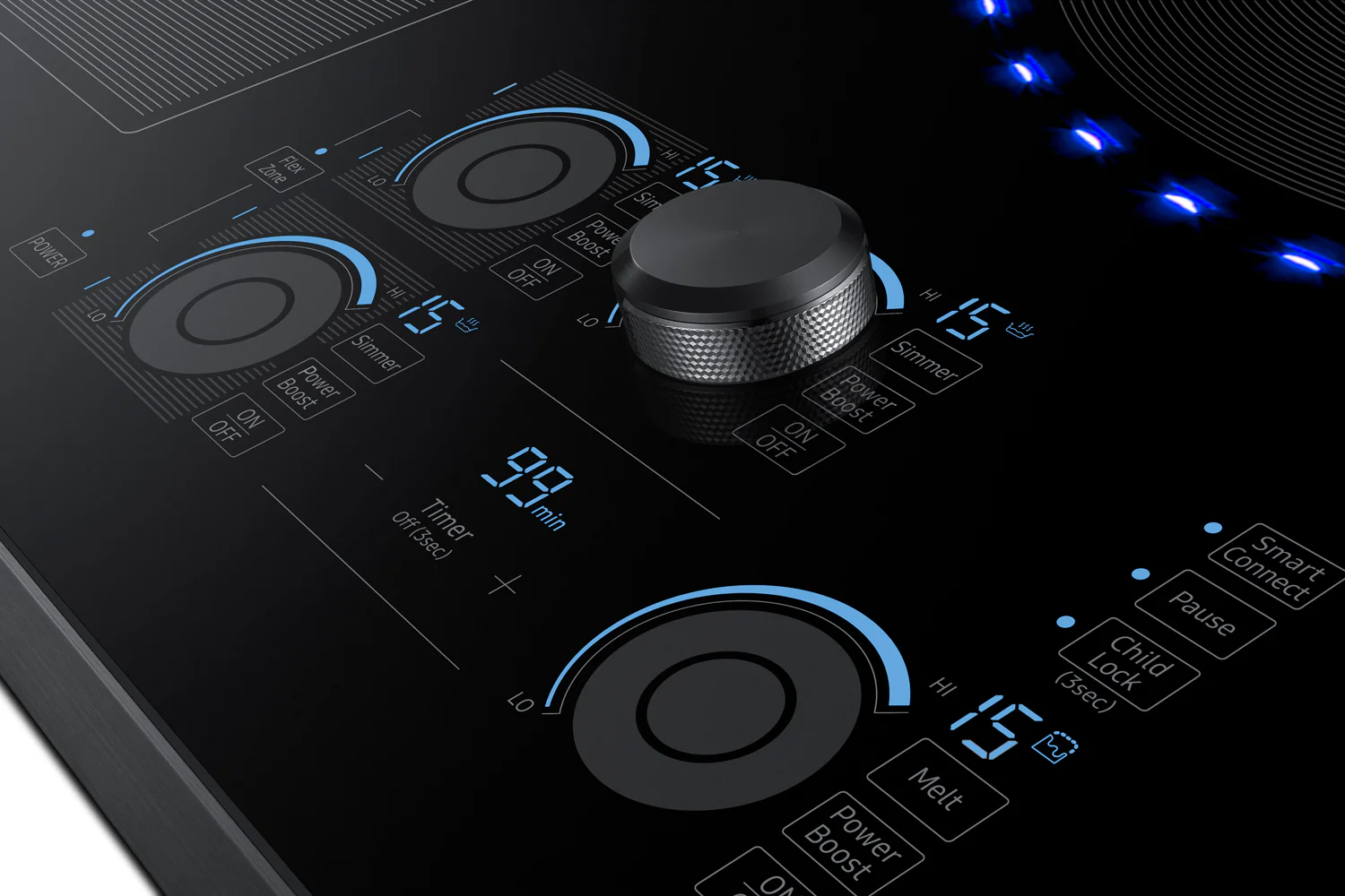 Samsung 30" Induction Cooktop with Virtual Flame Technology™ - NZ30K7880UG - Image 10