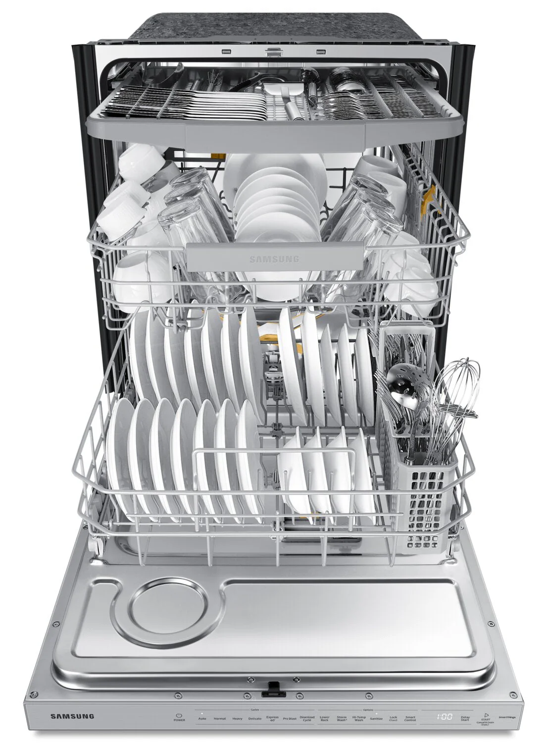 Samsung 44 dBA Dishwasher with StormWash+™ - DW80B6060US/AC - Image 8