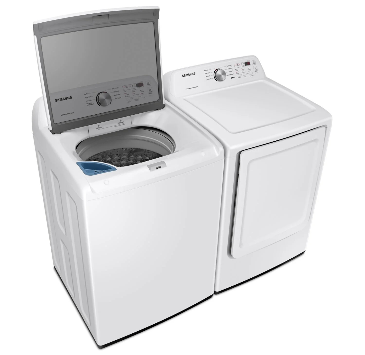 Samsung 5.2 Cu. Ft. Top-Load Washer and 7.2 Cu. Ft. Electric Dryer - Image 2