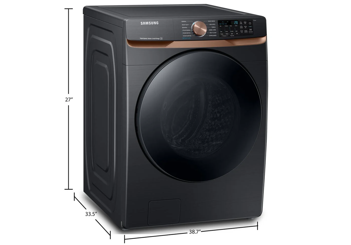 Samsung 5 Cu. Ft. Smart Front-Load Washer with Super Speed - WF50BG8300AVUS - Image 10