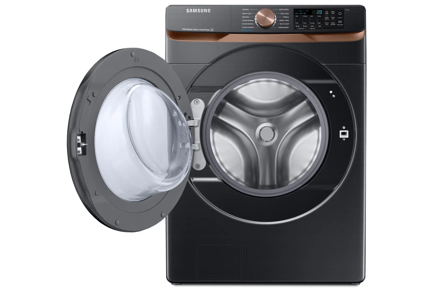 Samsung 5 Cu. Ft. Smart Front-Load Washer with Super Speed - WF50BG8300AVUS - Image 4
