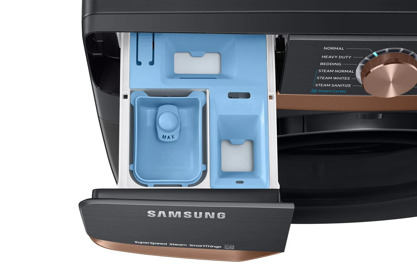 Samsung 5 Cu. Ft. Smart Front-Load Washer with Super Speed - WF50BG8300AVUS - Image 5