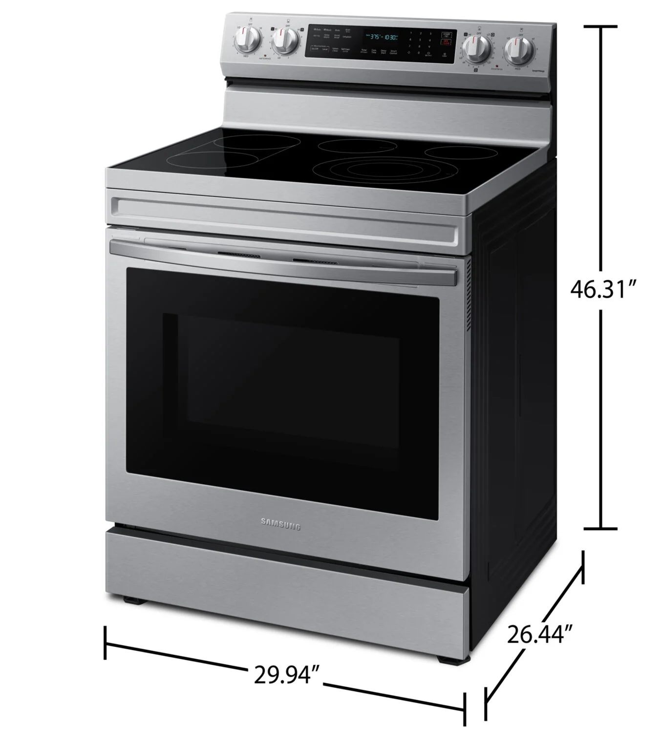 Samsung 6.3 Cu. Ft. Freestanding Electric Range with Wi-Fi - NE63A6711SS/AC - Image 9