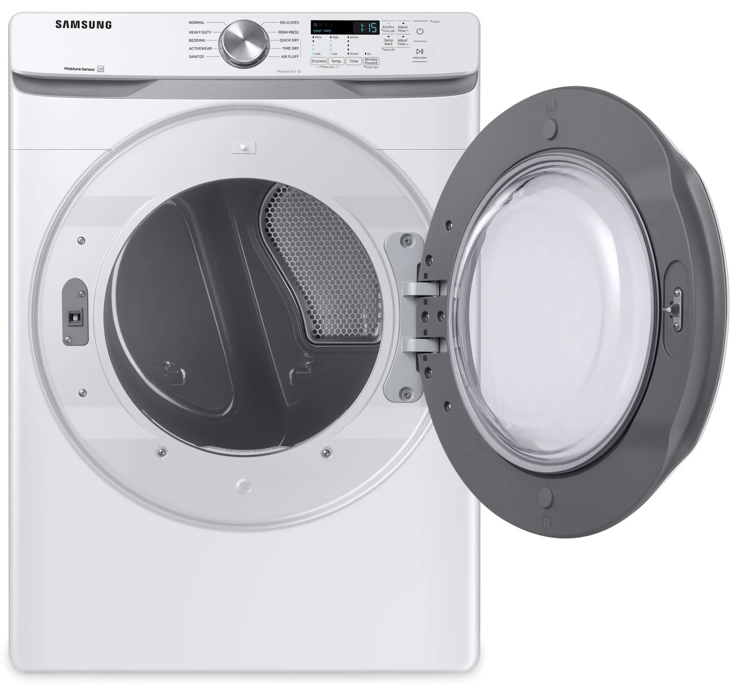 Samsung 7.5 Cu. Ft. Front-Load Electric Dryer - DVE45T6005W/AC - Image 2