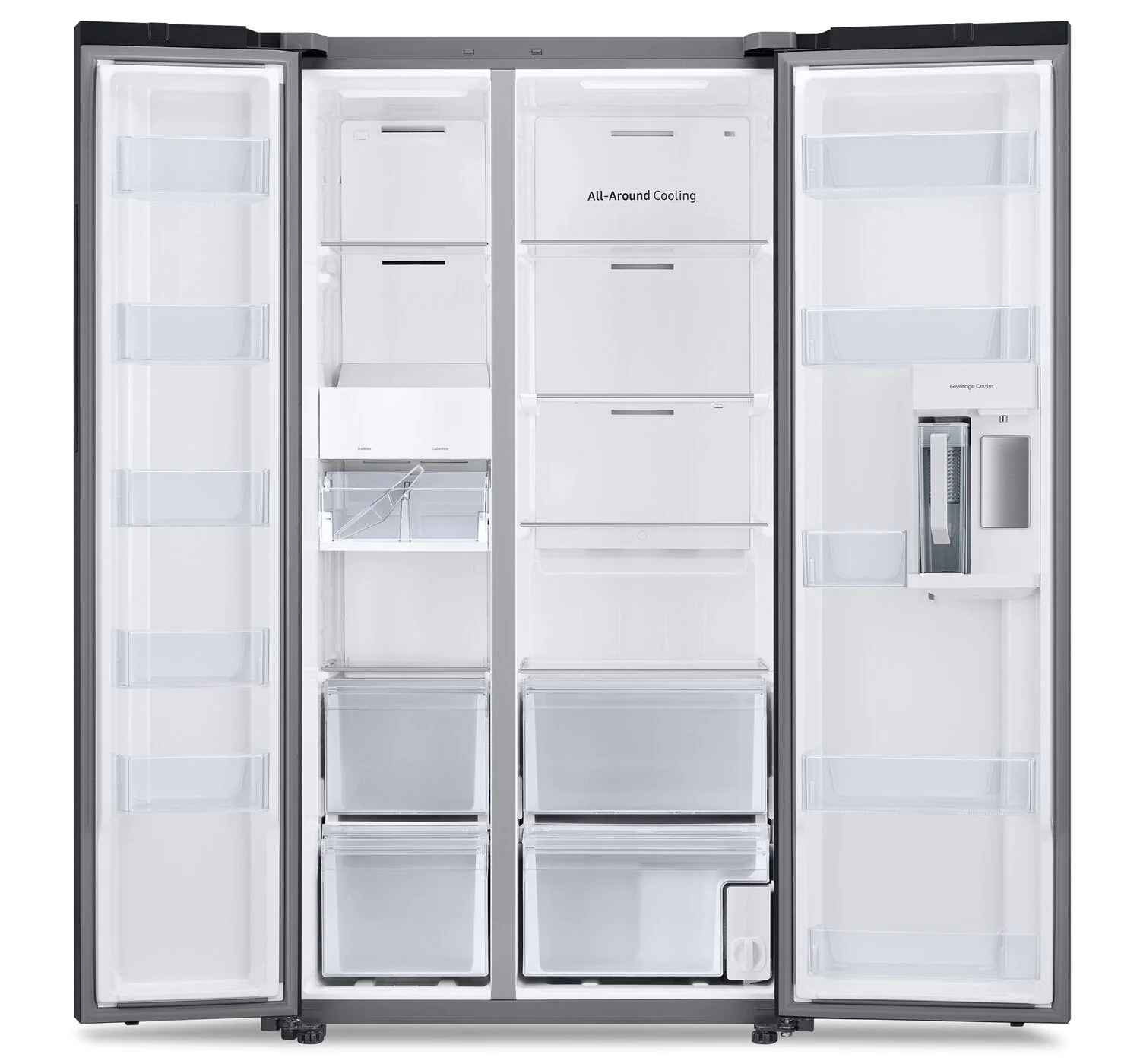 Samsung Bespoke 22.6 Cu. Ft. Counter-Depth Side-by-Side Refrigerator - RS23CB760012AA - Image 3