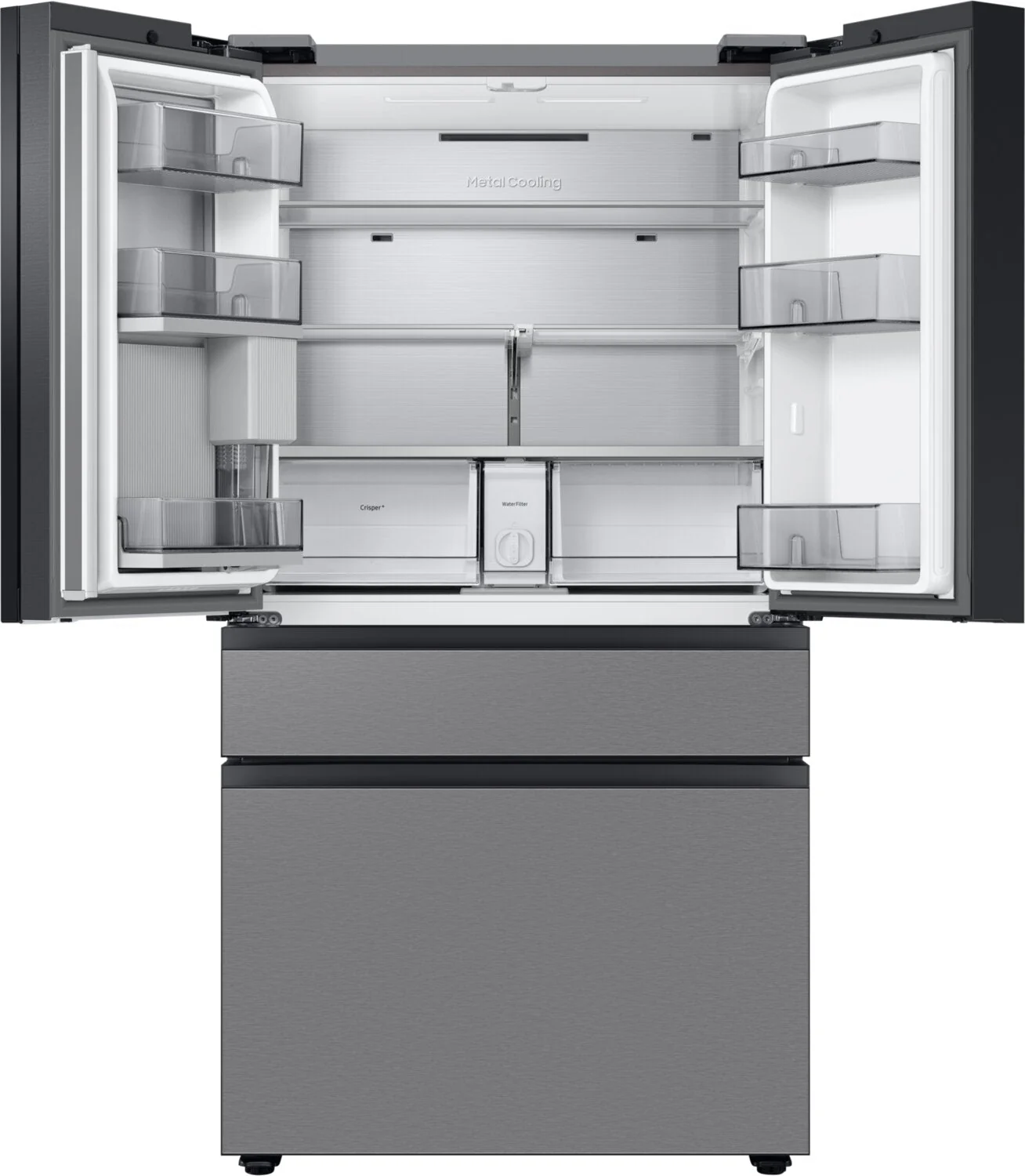 Samsung Bespoke 29 Cu. Ft. 4-Door French-Door Refrigerator - RF29BB8600QLAA - Image 3