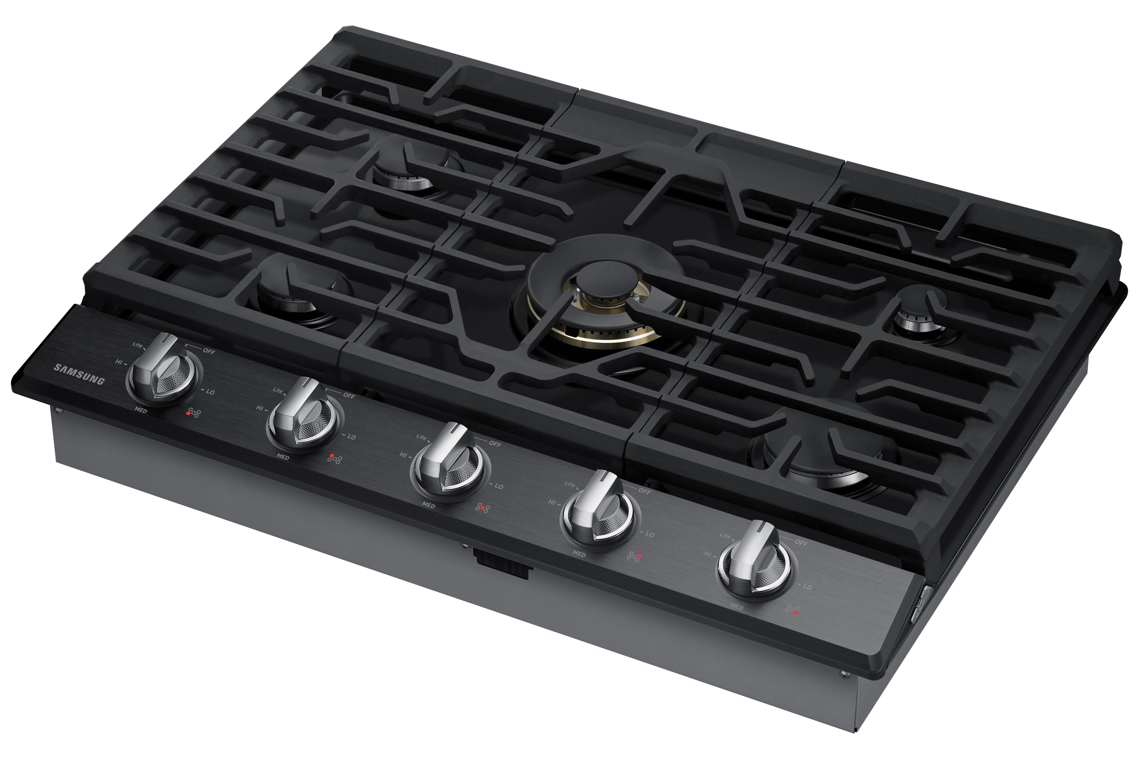 Samsung Black Stainless Steel 30" Gas Cooktop - NA30N7755TG/AA - Image 2