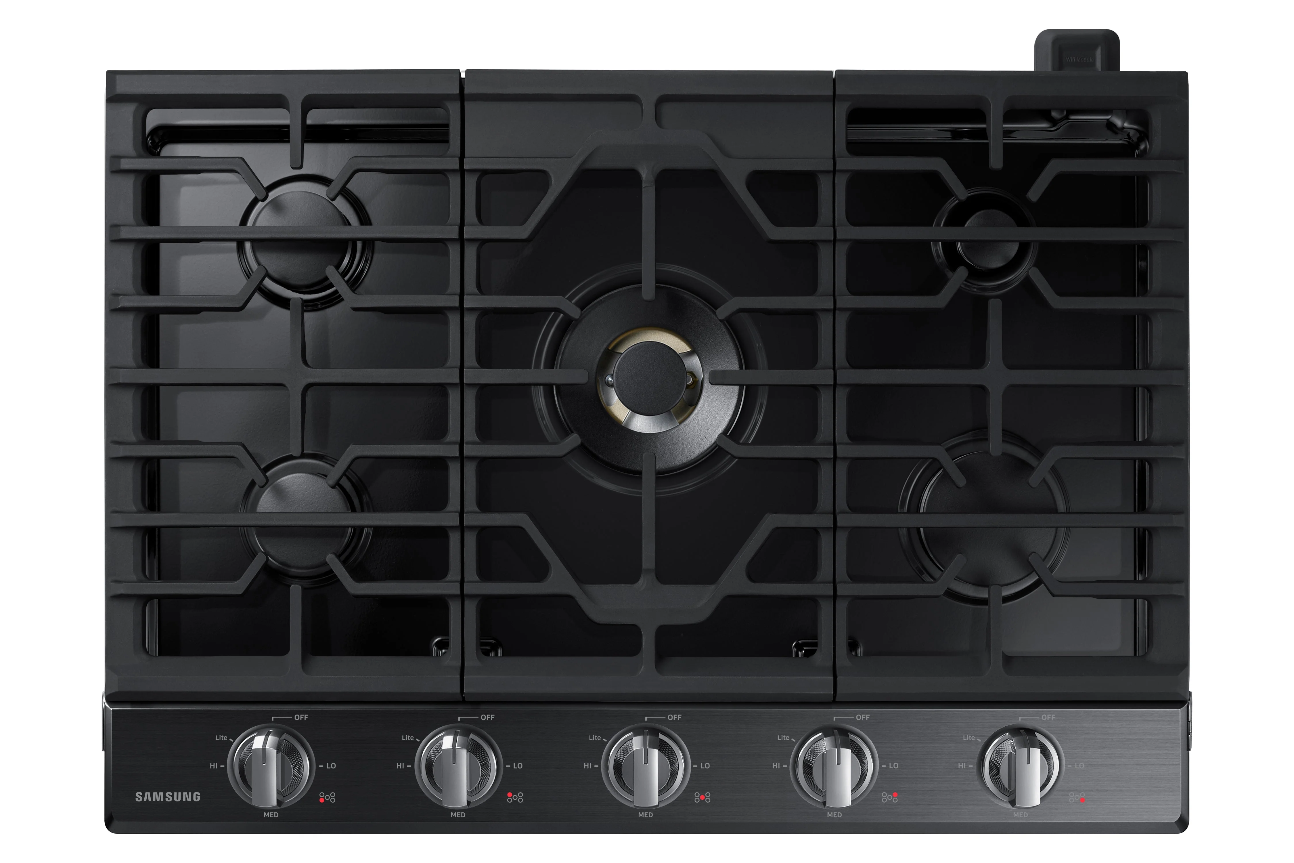Samsung Black Stainless Steel 30" Gas Cooktop - NA30N7755TG/AA - Image 5