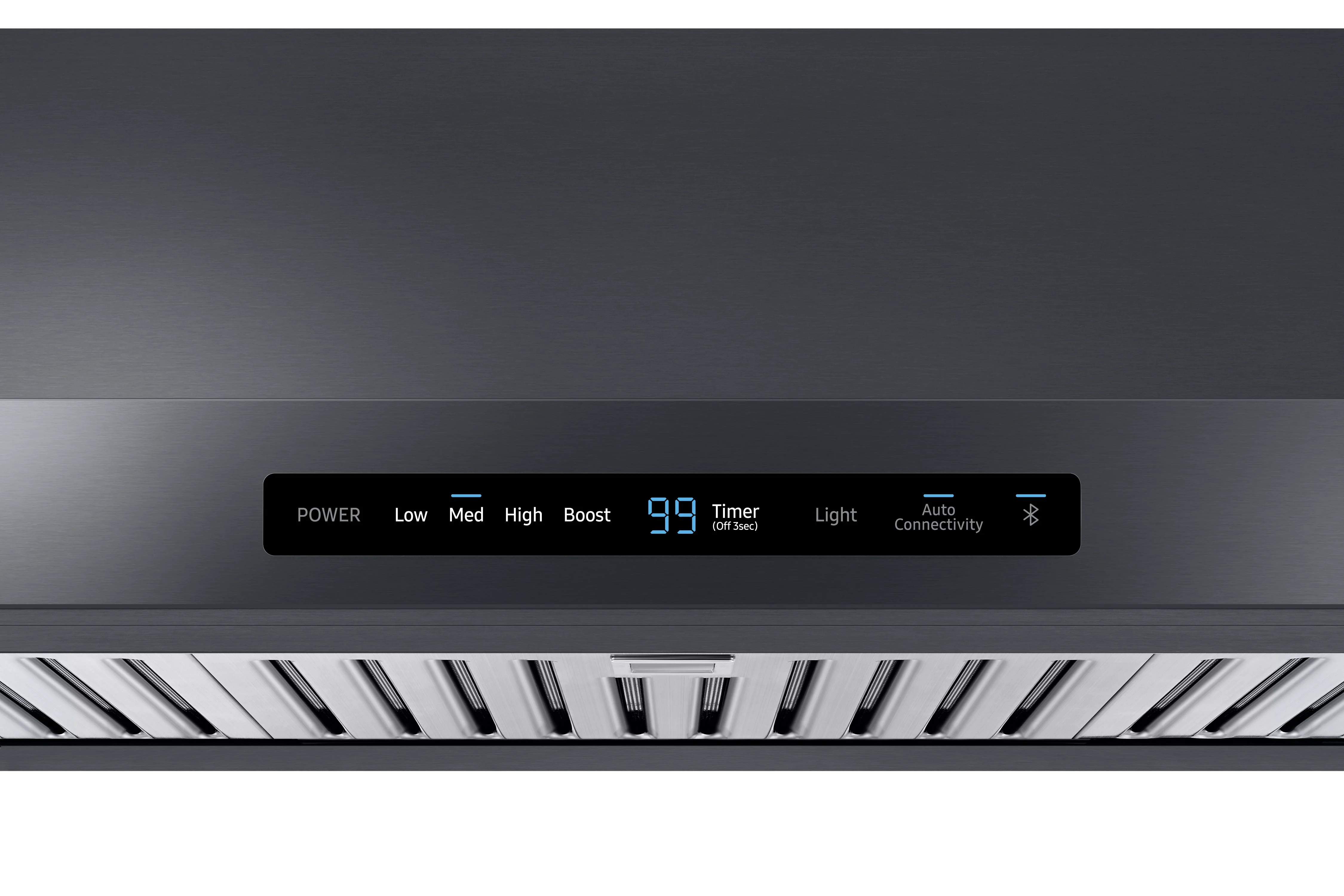 Samsung Black Stainless Steel 36" 600 CFM Under Cabinet Hood - NK36N7000UG/AA - Image 3