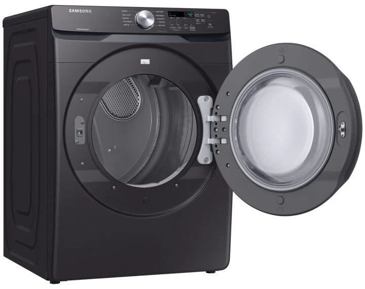Samsung Black Stainless Steel Electric Dryer (7.5 cu. ft.) - DVE45T6005V/AC - Image 3