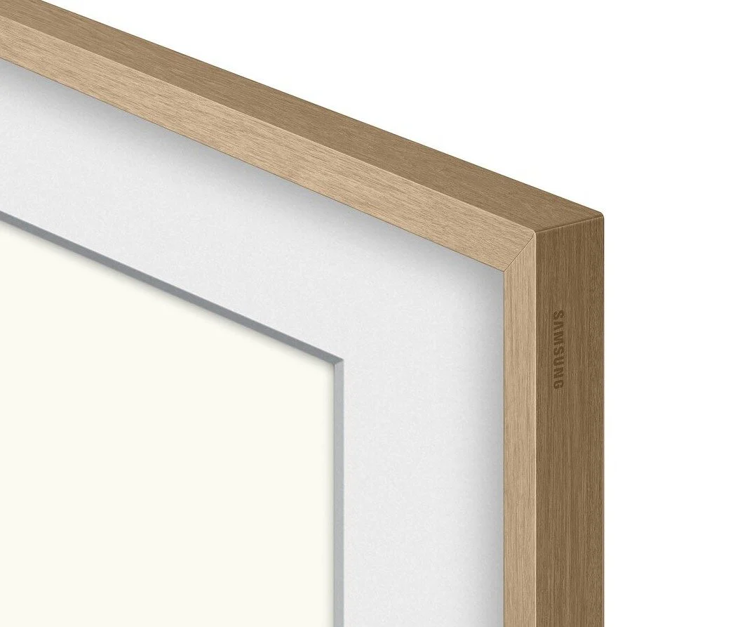 Samsung Customizable Bezel for 2021 50" The Frame TV - Modern Teak - Image 2