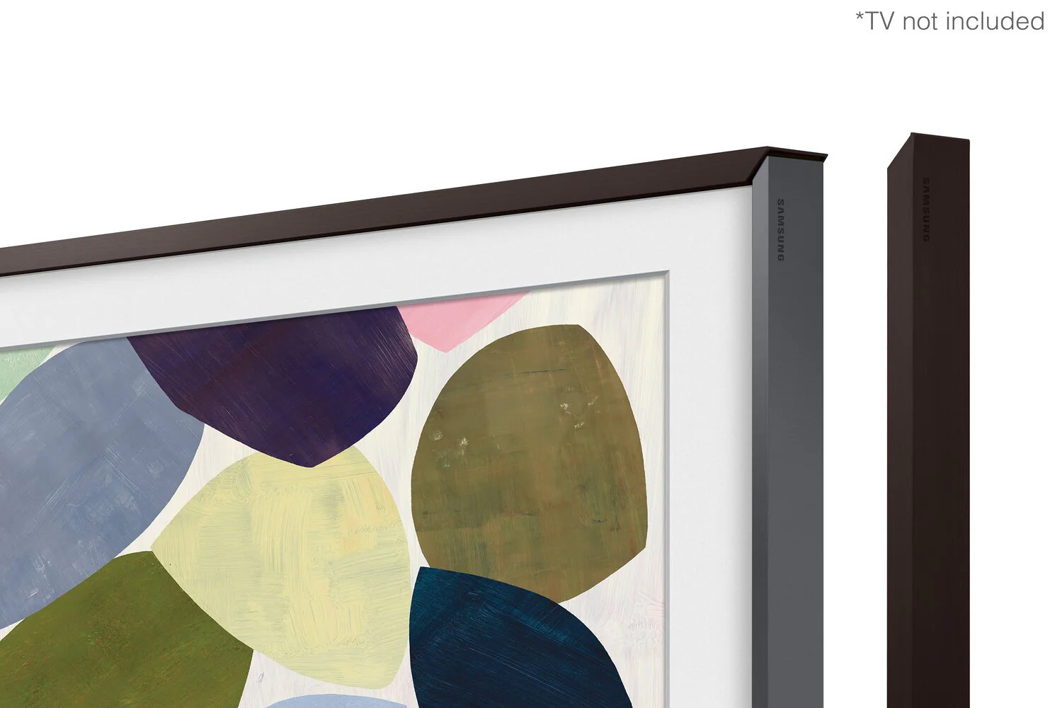 Samsung Customizable Bezel for 2021 55" The Frame TV - Modern Brown - Image 9